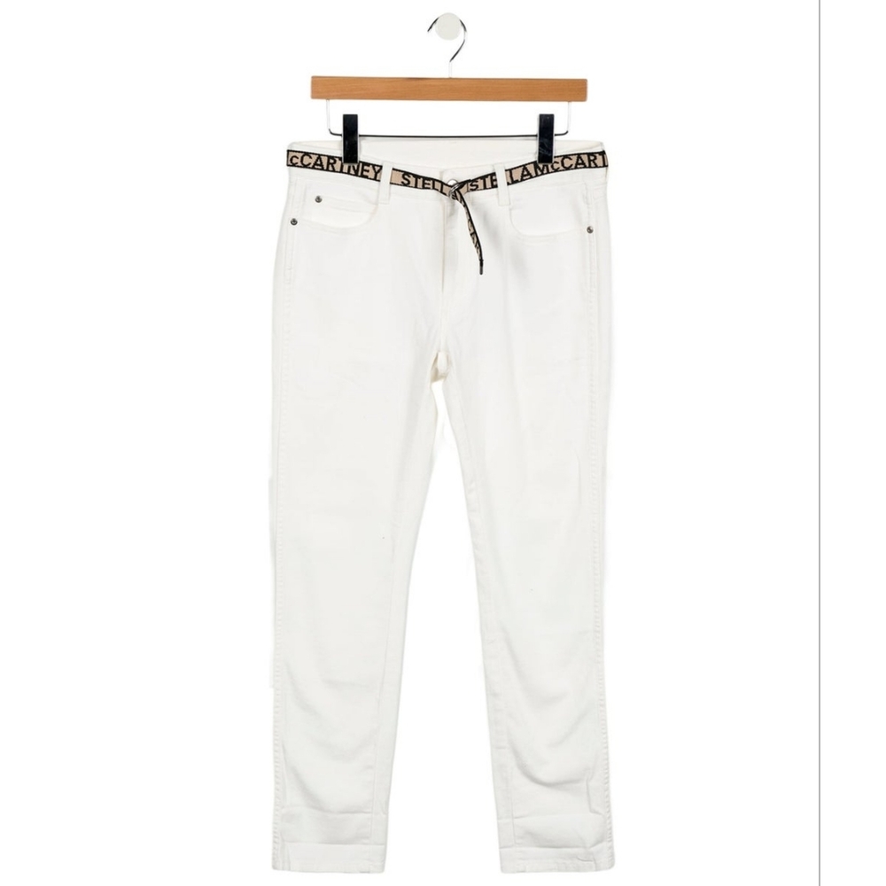 Stella McCartney Off-White Denim Pants